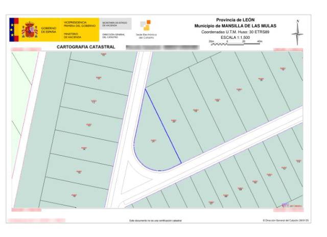 Terreno residencial en Venta en Calle Poligono De Valdehierro en Mansilla de las Mulas