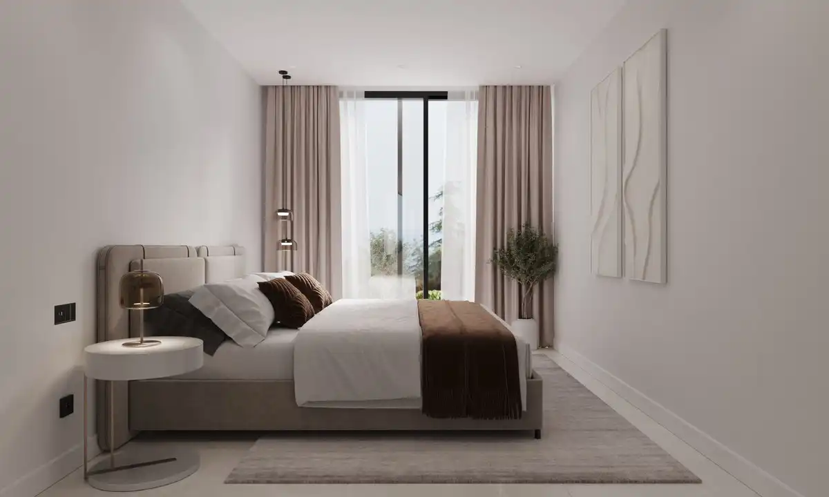 Habitación de Apartamento en venta en Estepona con Aire acondicionado, Terraza y Trastero