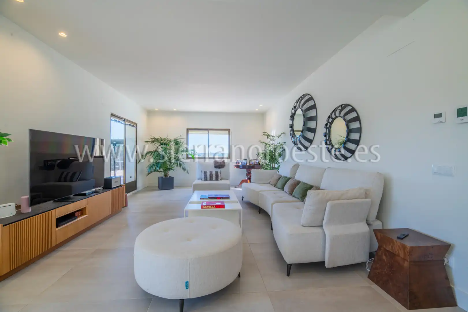 Sala de estar de Casa o chalet de alquiler en Las Rozas de Madrid con Aire acondicionado, Calefacción y Jardín privado