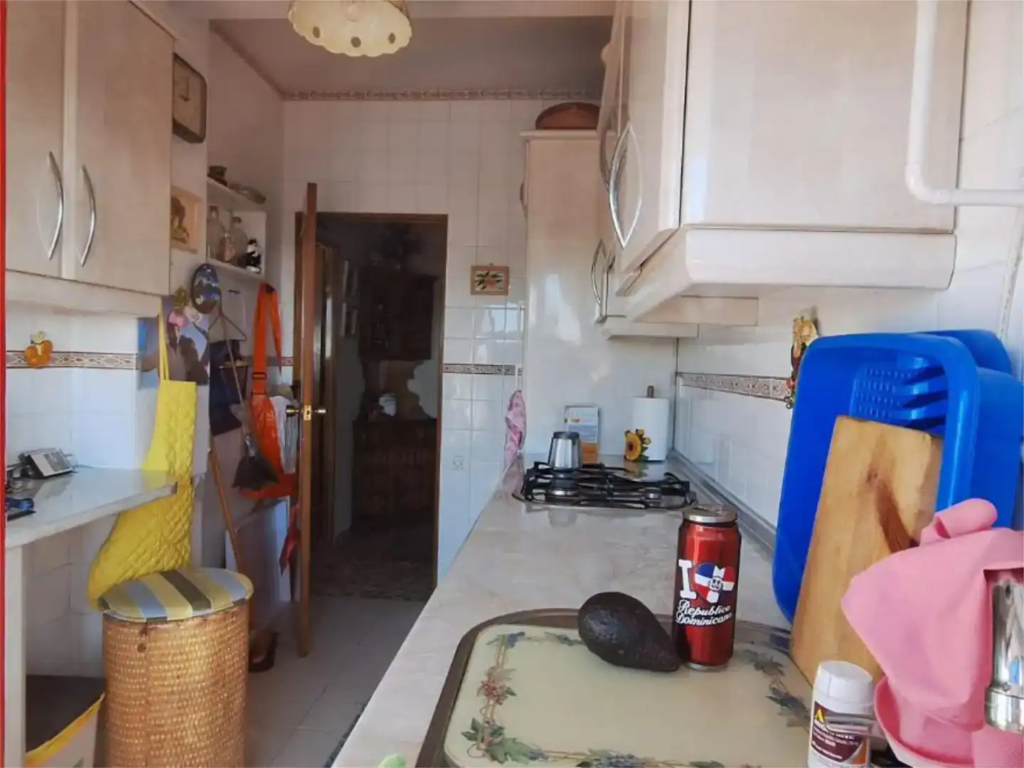 Kitchen of Flat for share in Miraflores de la Sierra  with Air Conditioner, Swimming Pool and Furnished