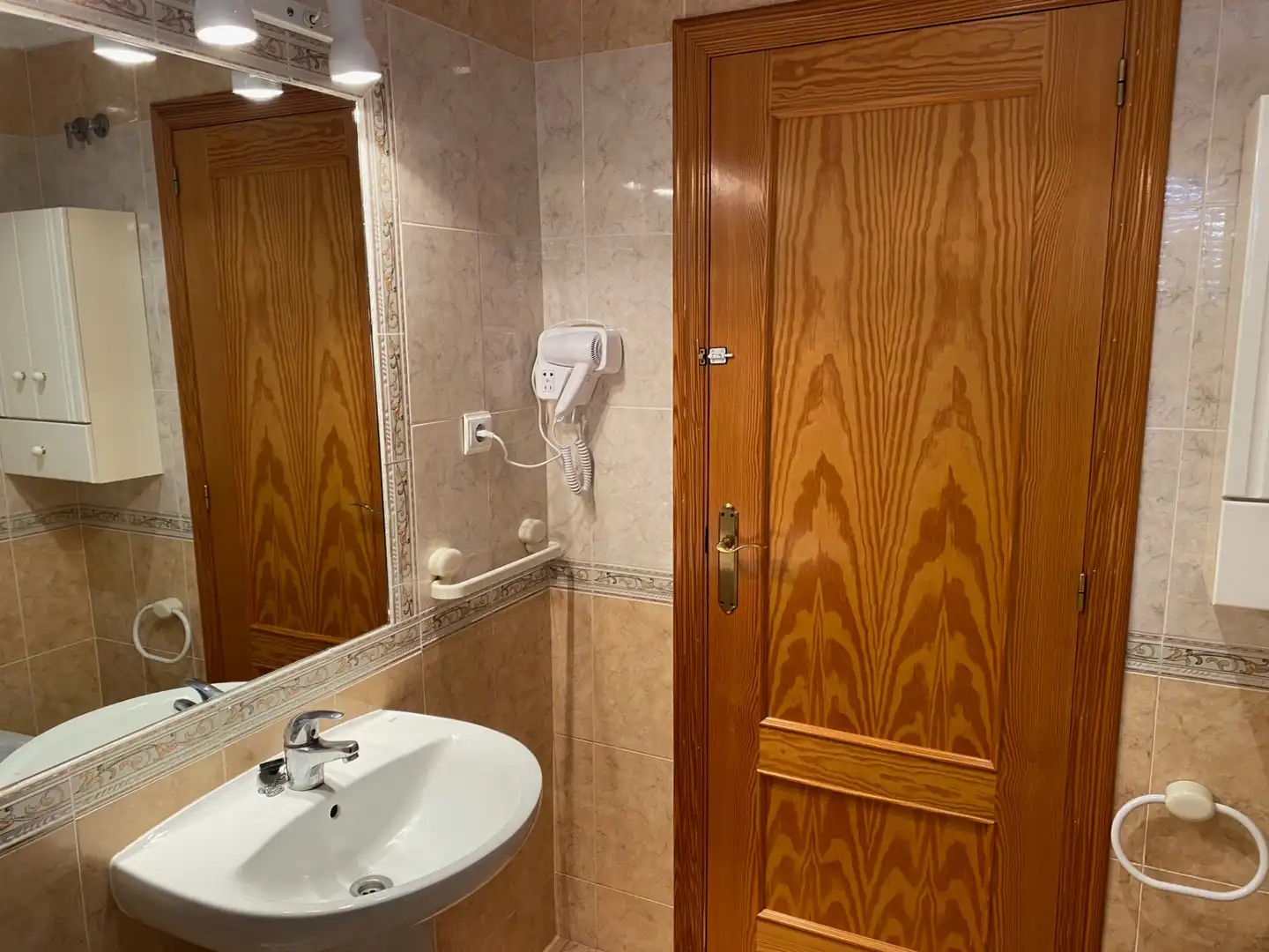 Bathroom of Flat for rent in Los Alcázares  with Air Conditioner, Heating and Furnished