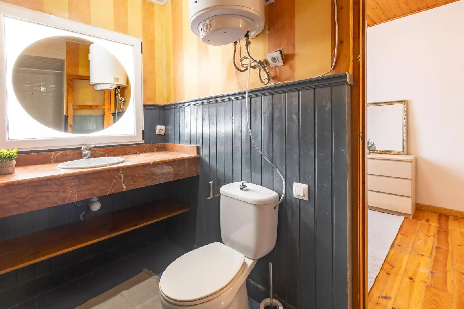 Badezimmer von Maisonette zum Verkauf in Valencia mit Klimaanlage und Balkon