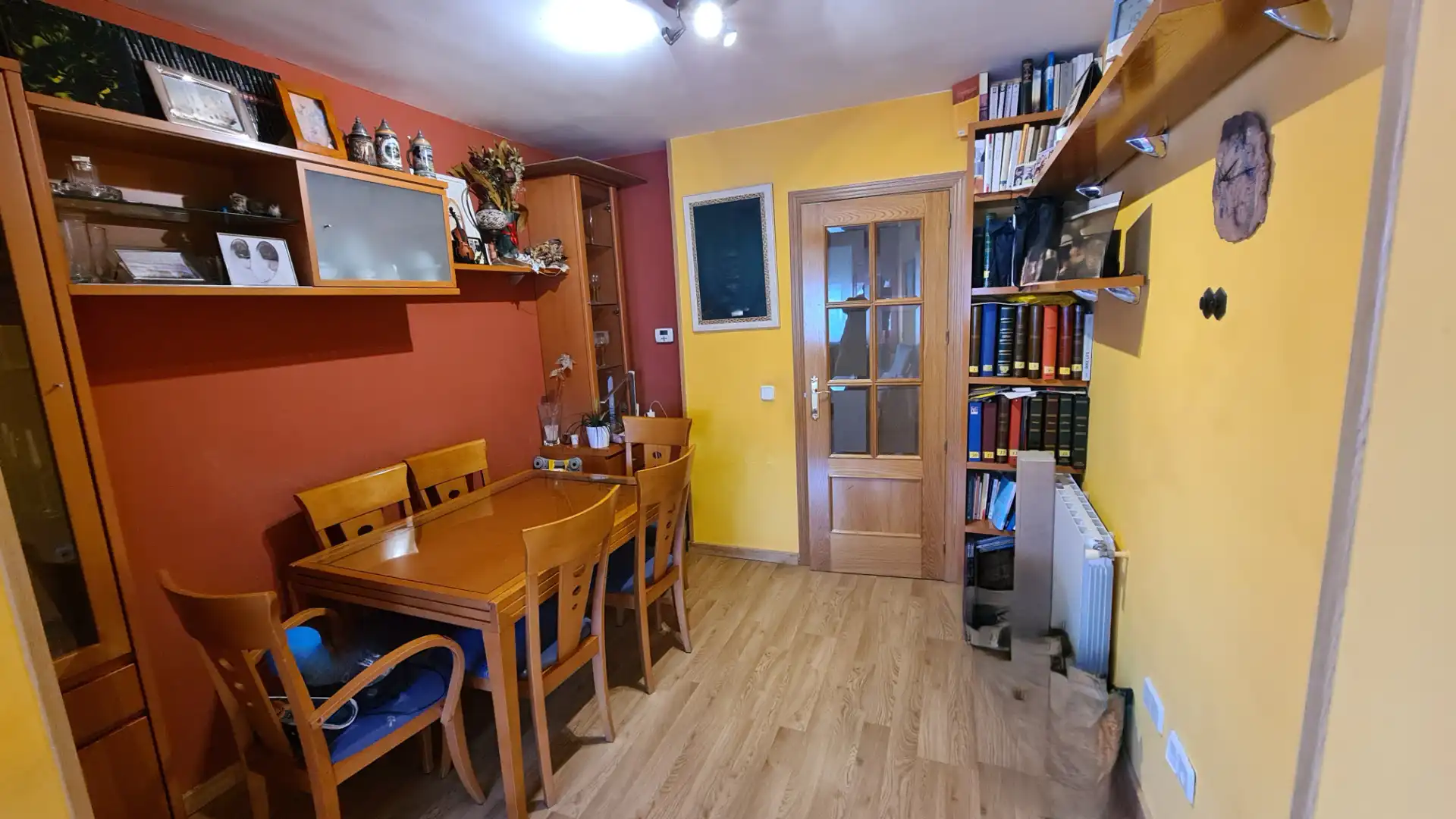 Dining room of Attic for sale in  Madrid Capital  with Air Conditioner, Heating and Parquet flooring