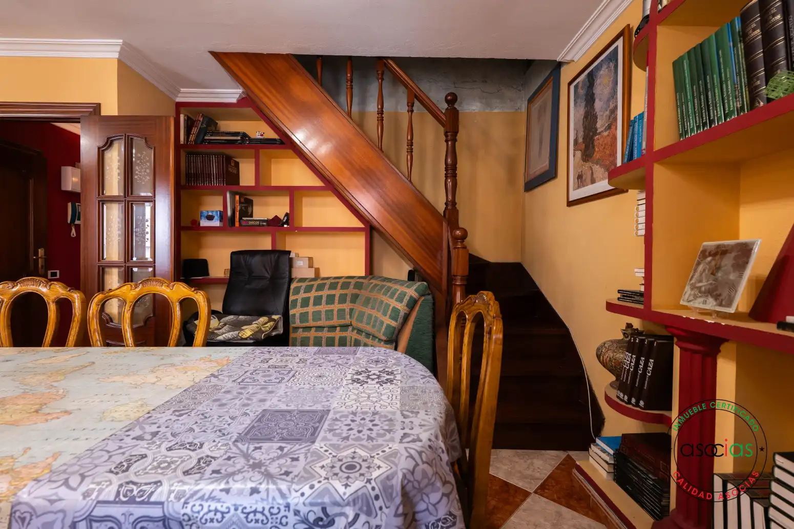 Schlafzimmer von Dachboden zum Verkauf in Gijón  mit Heizung, Parkett und Terrasse