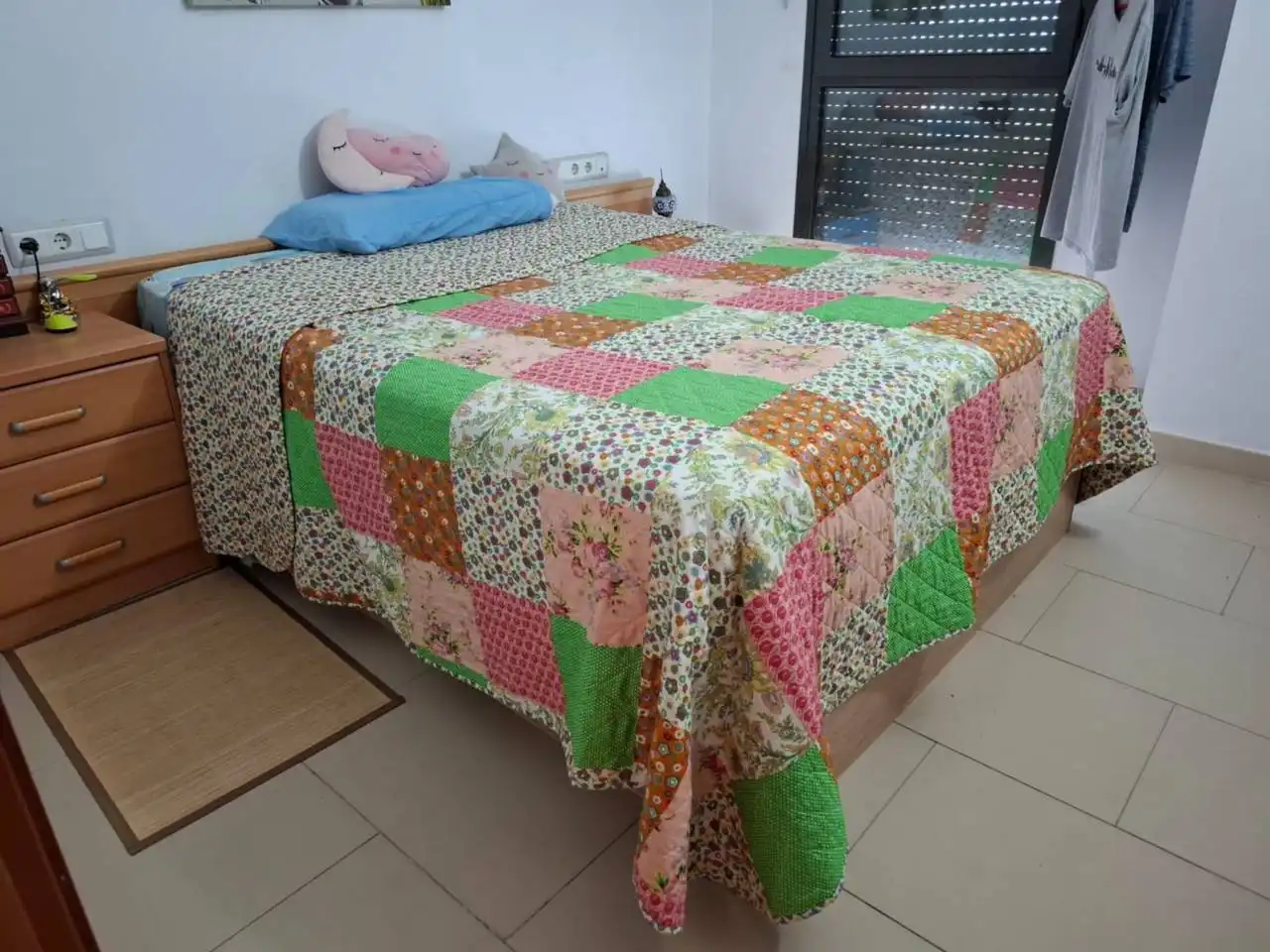 Schlafzimmer von Wohnung zur Miete in Cubelles mit Klimaanlage, Heizung und Terrasse