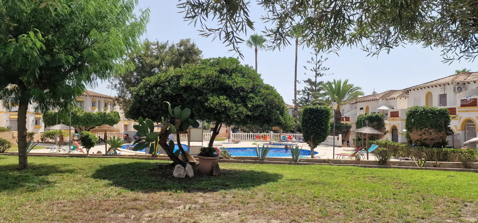 Swimming pool of Houses for rent in San Miguel de Salinas  with Air Conditioner, Heating and Private garden