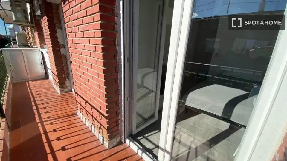 Terraza de Piso de alquiler en Madrid con Aire acondicionado, Calefacción y Amueblado