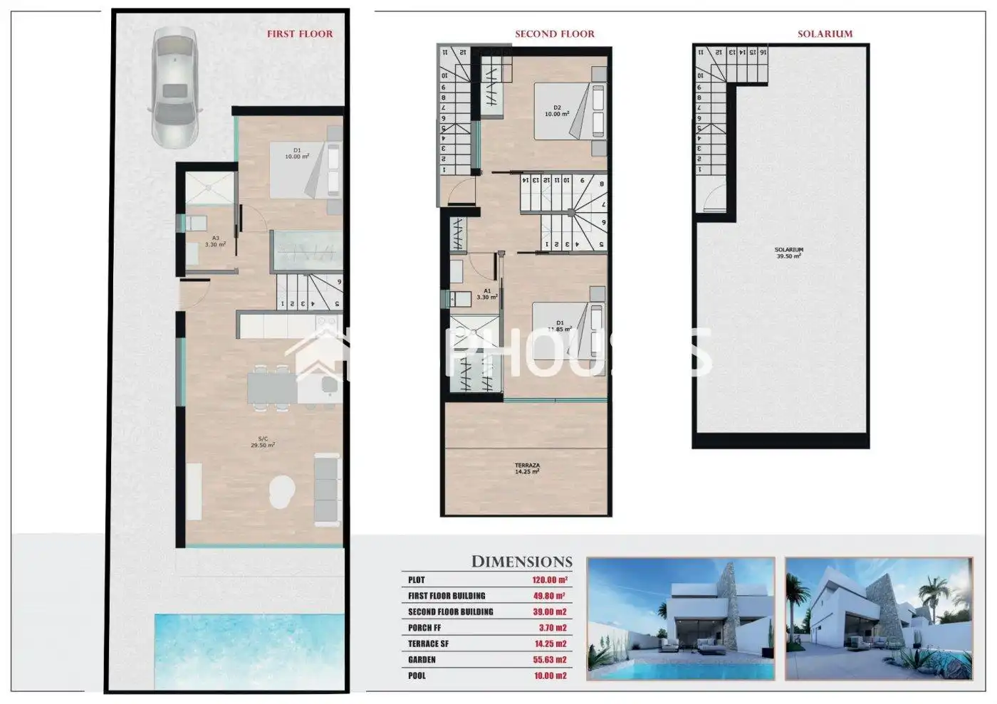 Casa a schiera con terrazza in vendita a Santiago de la Ribera, imagen 5