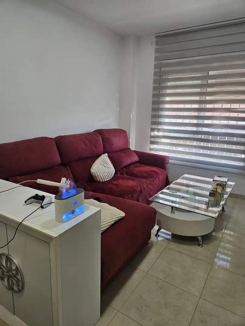 Sala de estar de Piso en venta en Roquetas de Mar con Amueblado