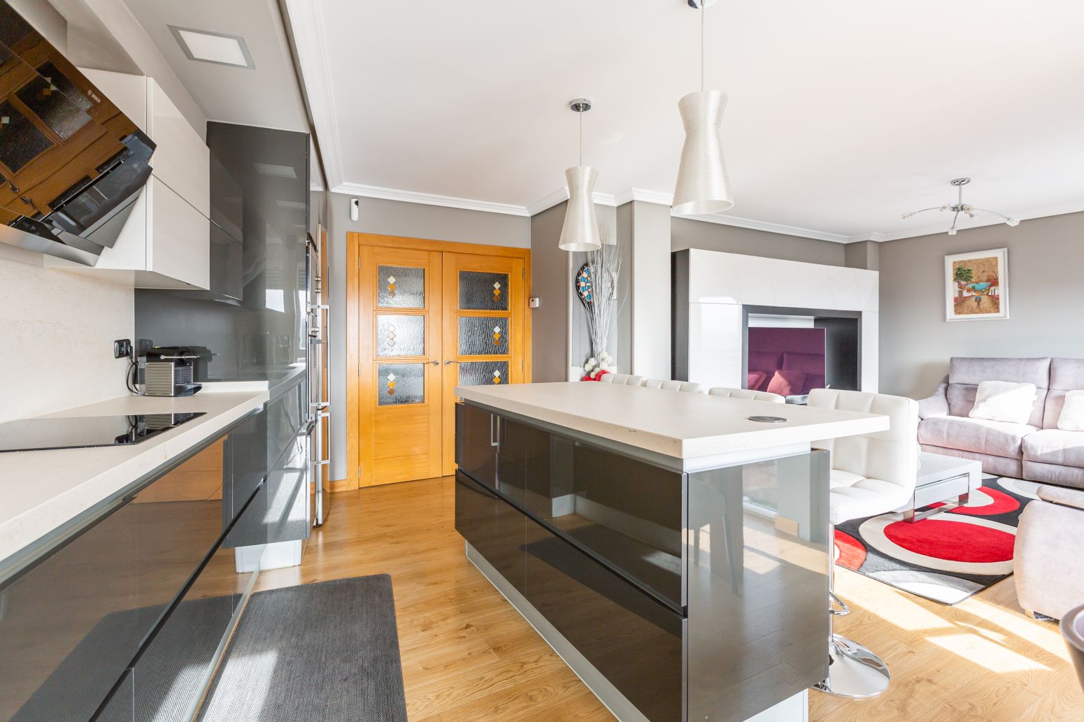 Kitchen of Flat to rent in  Pamplona / Iruña  with Furnished