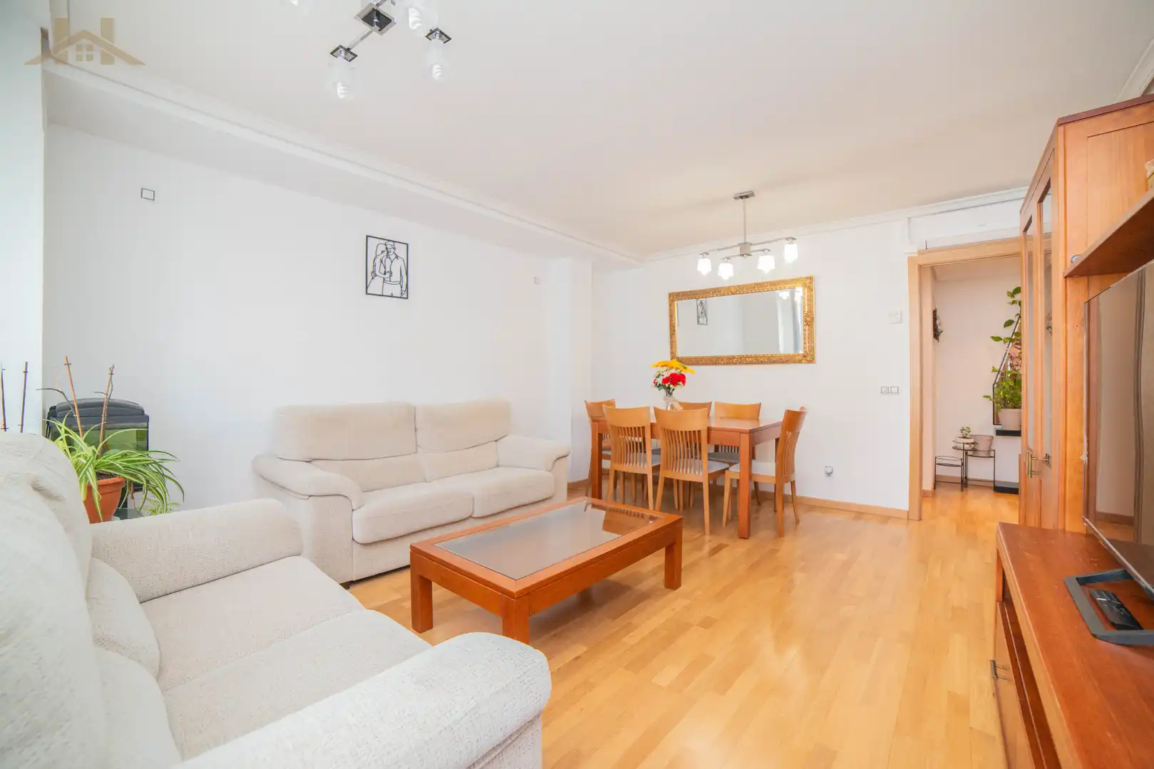 Sala de estar de Piso en venta en Arroyomolinos (Madrid) con Aire acondicionado, Calefacción y Jardín privado