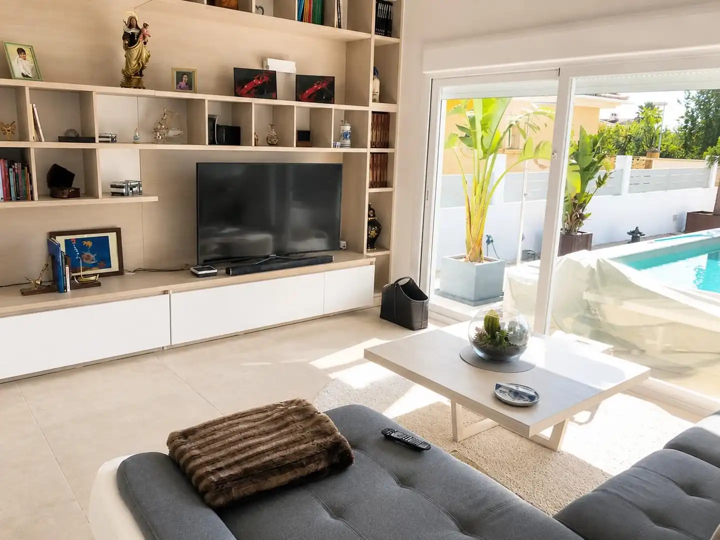 Living room of Houses for sale in Marratxí  with Private garden and Swimming Pool