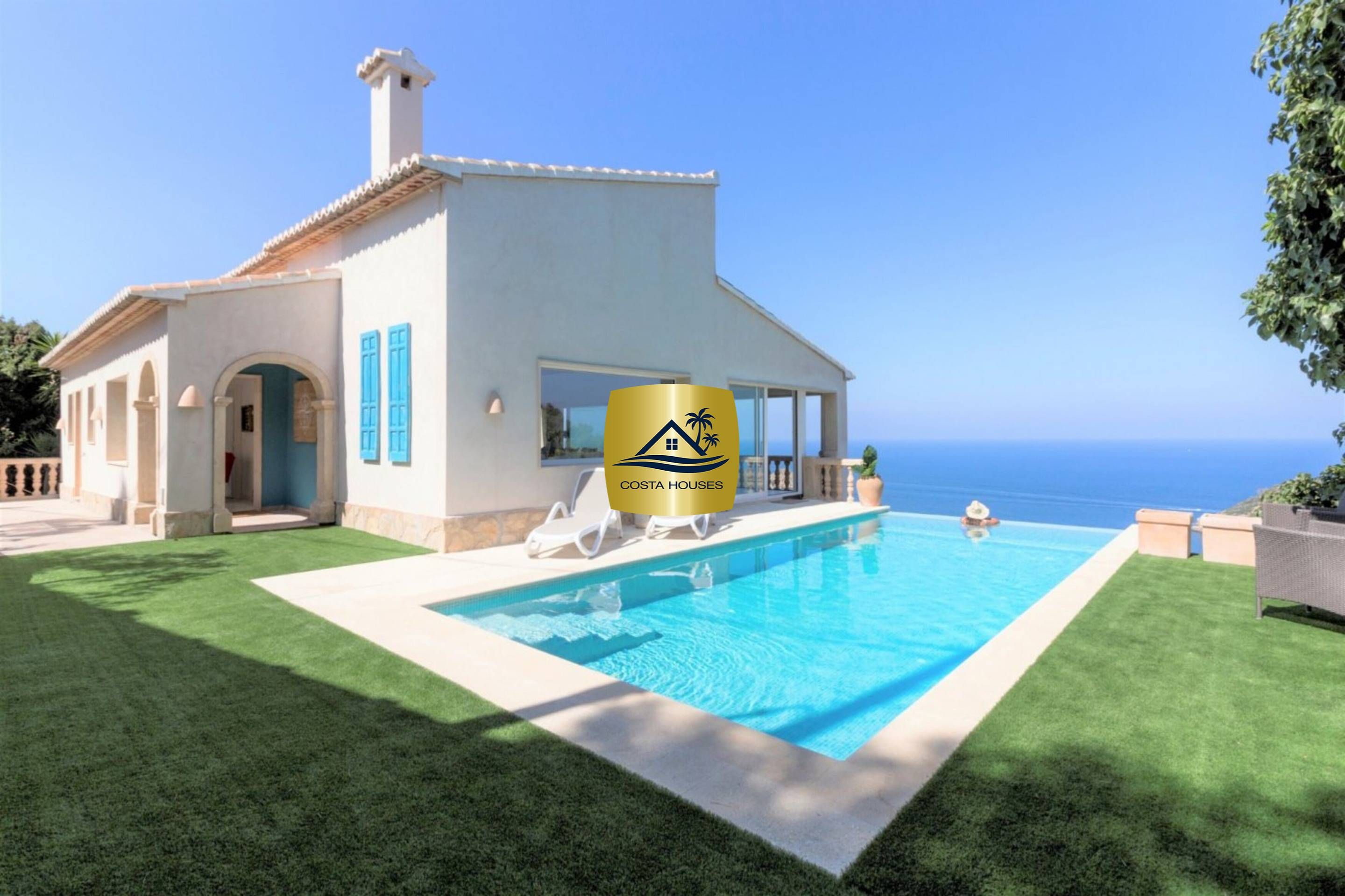 Swimming pool of House or chalet for sale in Jávea / Xàbia  with Air Conditioner, Heating and Private garden