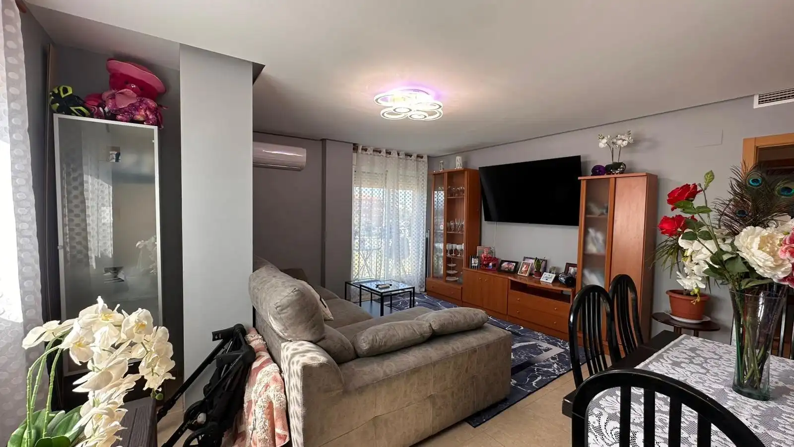 Sala de estar de Piso en venta en Massalavés con Aire acondicionado, Trastero y Amueblado