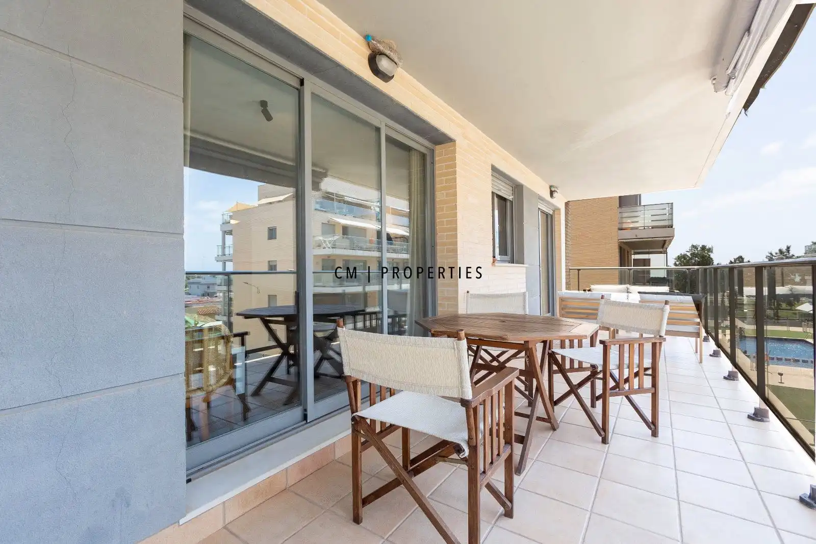 Terrace of Apartments for rent in Moncofa  with Air Conditioner, Heating and Terrace