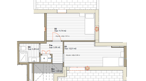 Foto 4 de Àtic en venda a De Linné, La Cogullada, Barcelona