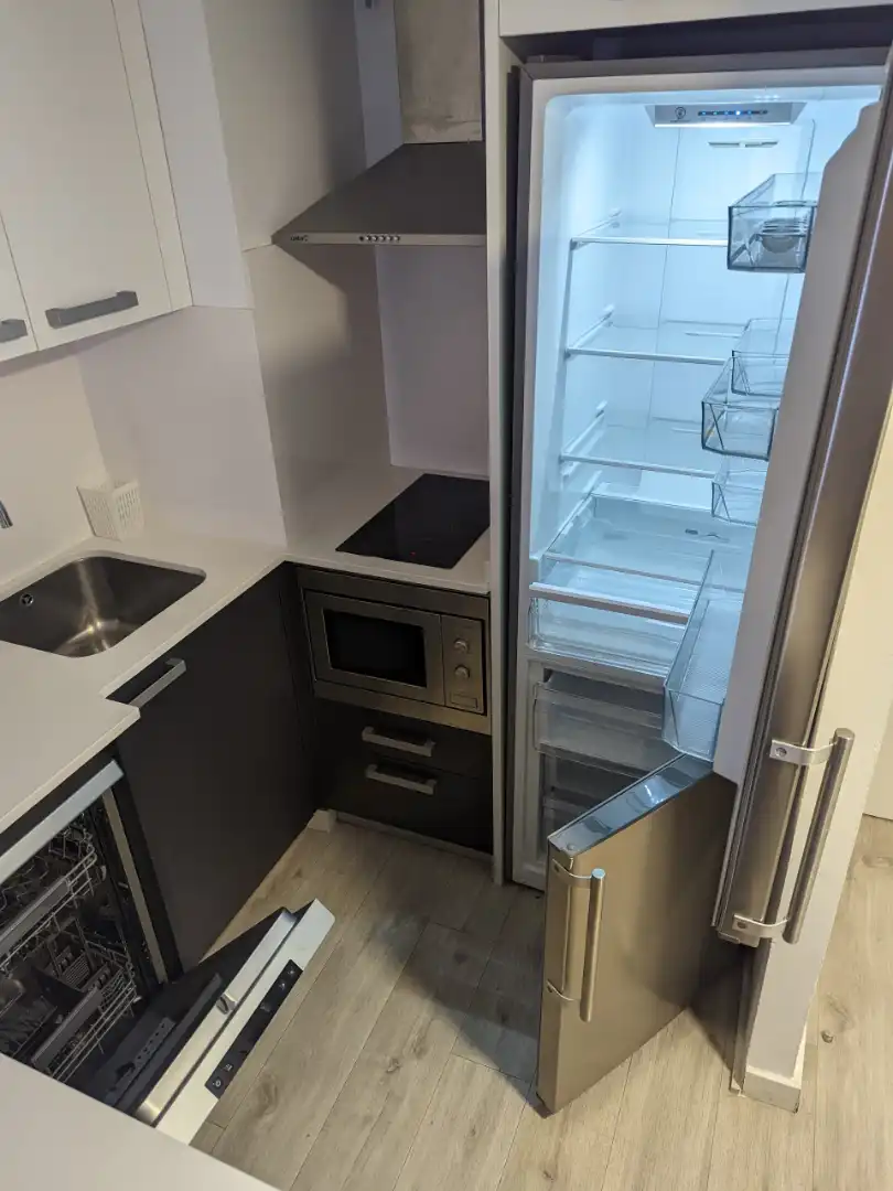 Cocina de Apartamento de alquiler en L'Estartit con Aire acondicionado, Calefacción y Terraza