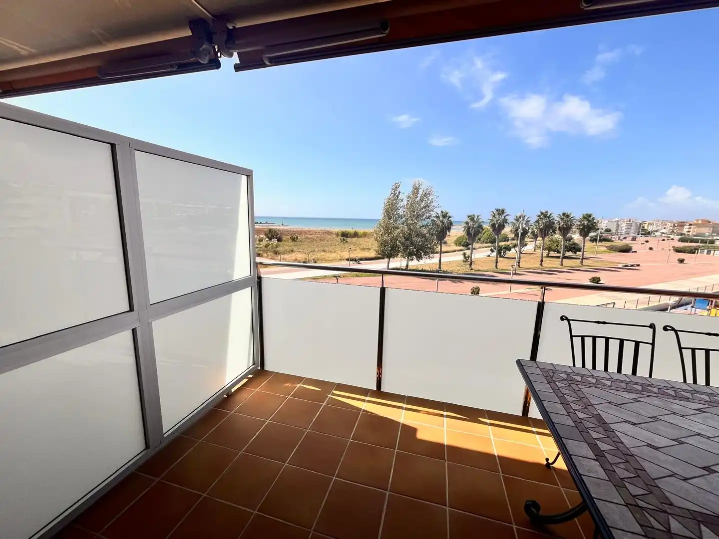 Terrace of Flat for sale in Cubelles  with Air Conditioner, Heating and Storage room