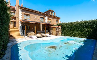 Swimming pool of Single-family semi-detached for sale in Meco  with Heating, Storage room and Swimming Pool