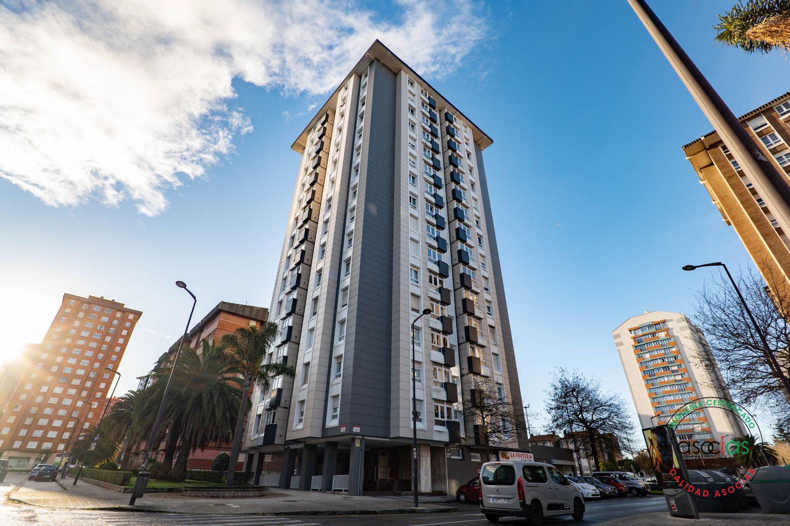 Exterior view of Flat for sale in Gijón   with Heating and Parquet flooring