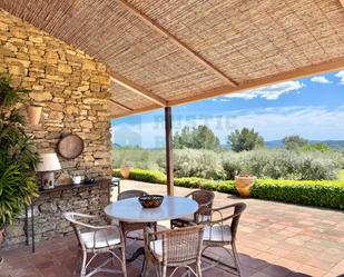 Terrace of Country house to rent in Foixà  with Air Conditioner, Heating and Private garden