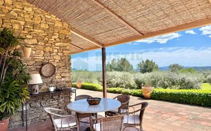 Terrace of Country house to rent in Foixà  with Air Conditioner, Heating and Private garden