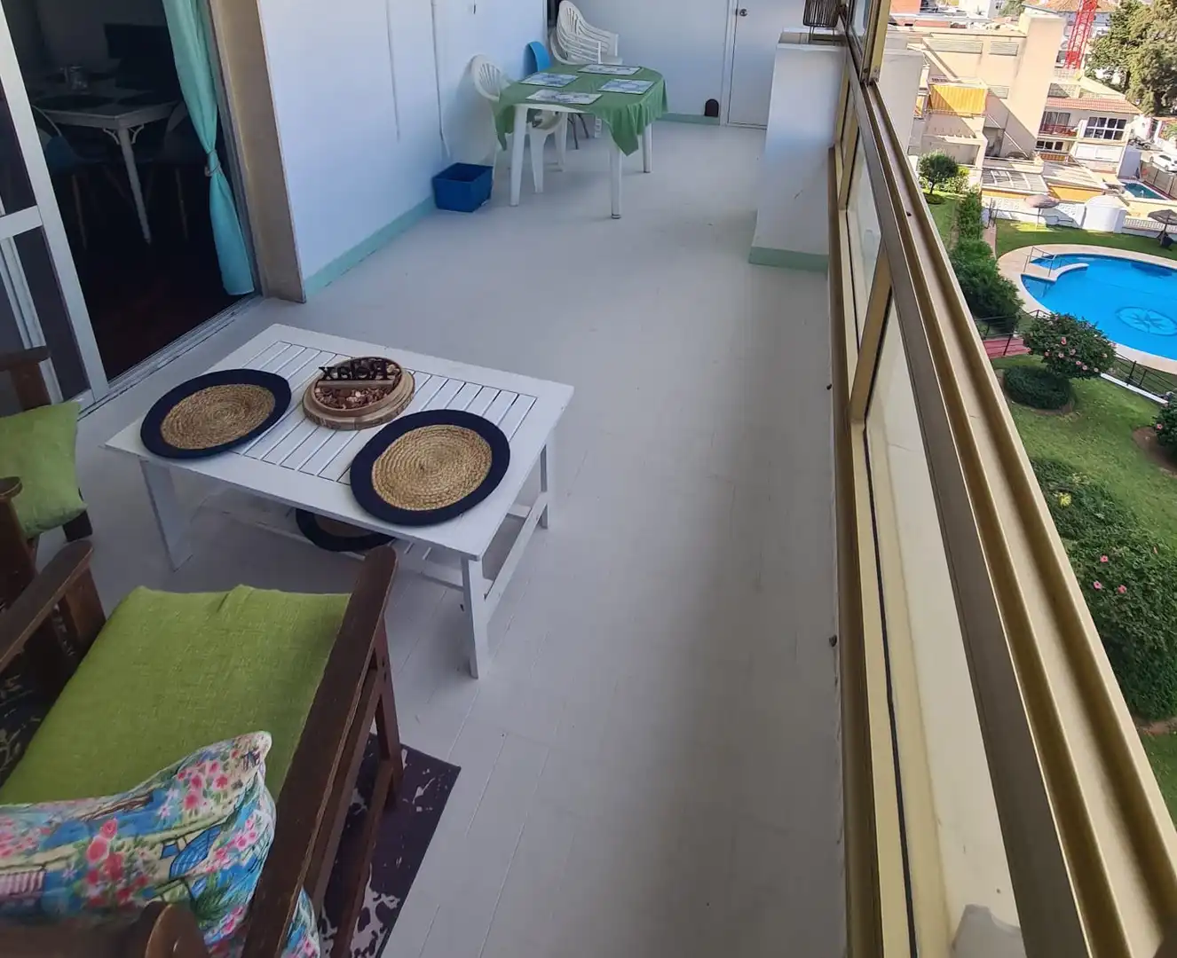 Balcony of Flat for rent in Torremolinos  with Terrace, Furnished and Oven