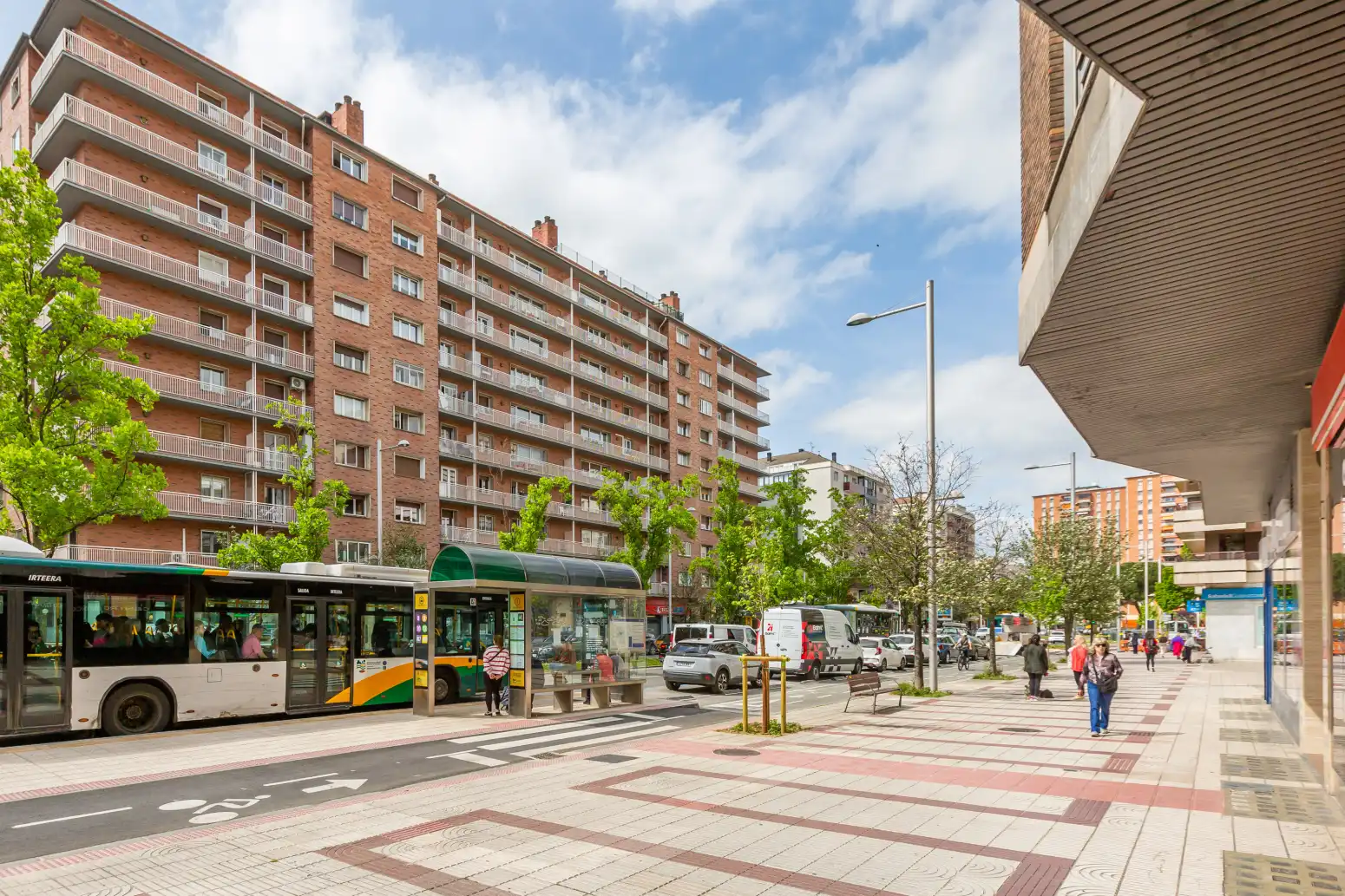Vista exterior de Piso de alquiler en  Pamplona / Iruña con Aire acondicionado, Calefacción y Terraza
