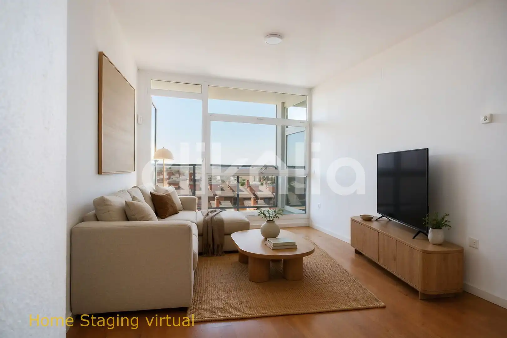 Living room of Flat for sale in Madrid  with Heating, Terrace and Storage room