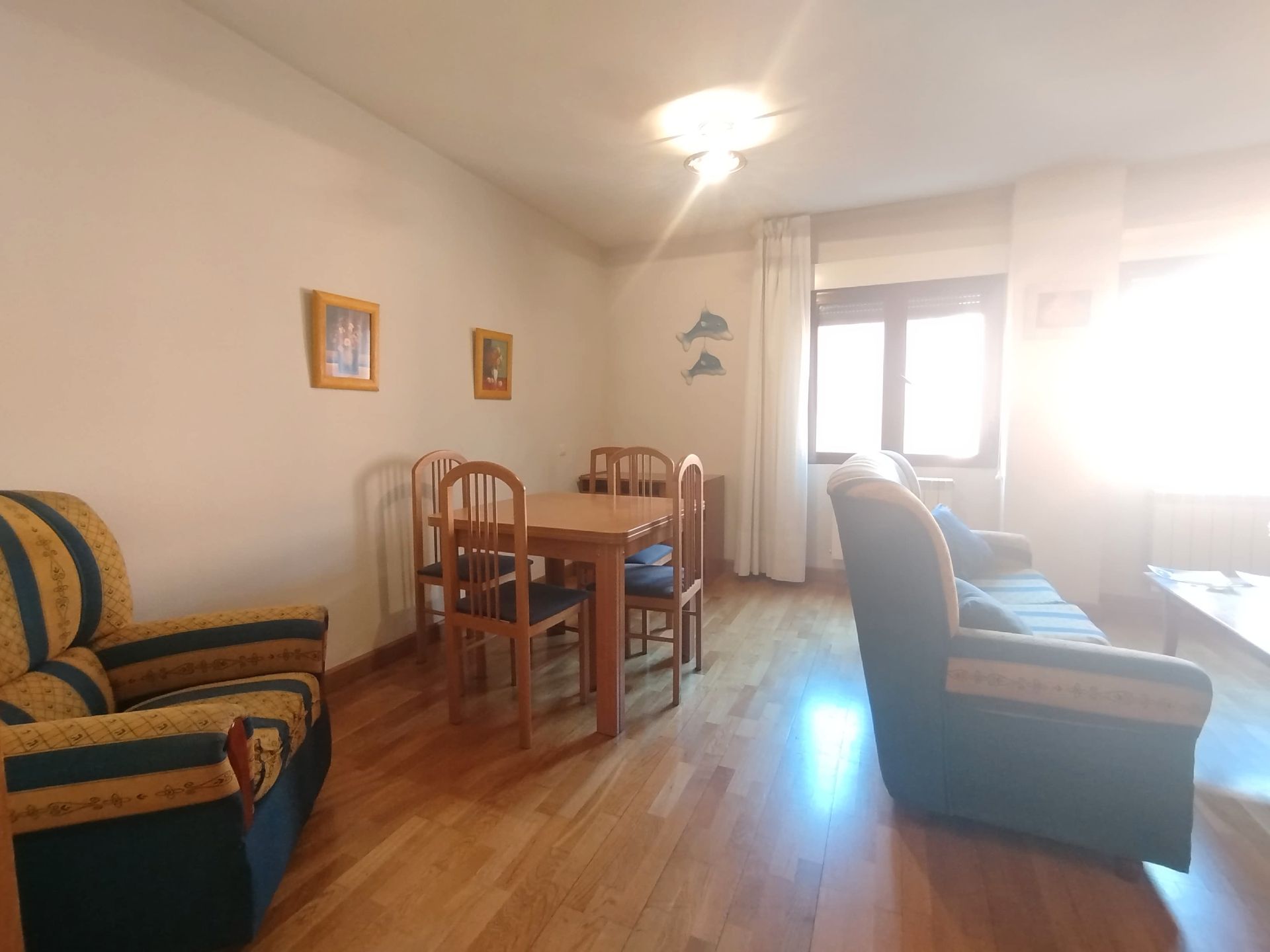Sala d'estar de Pis de lloguer en Salamanca Capital amb Calefacció, Moblat i Rentadora