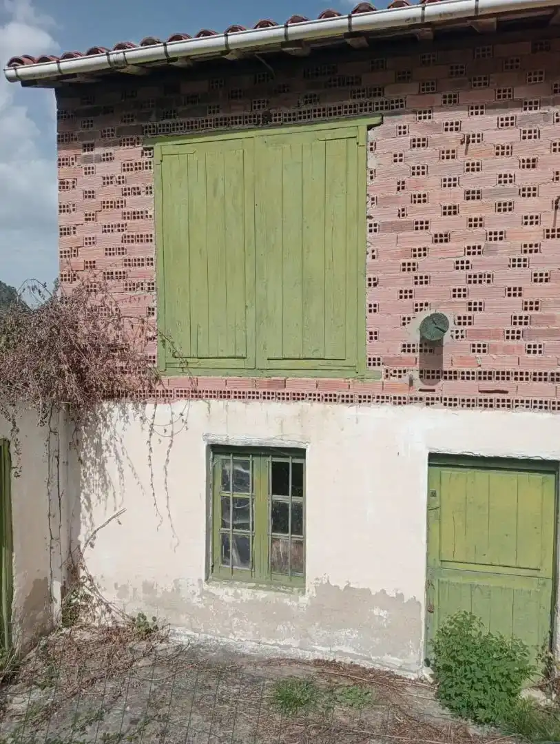 Vista exterior de Casa o xalet en venda en Laviana amb Balcó