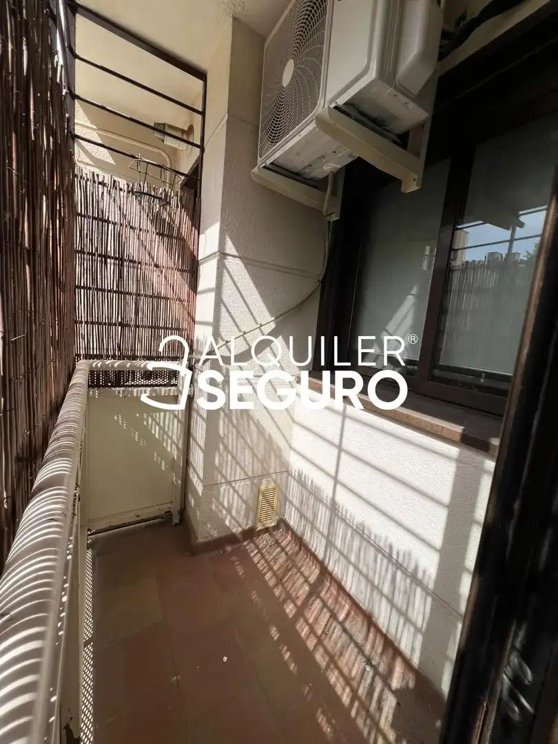 Balcony of Flat for rent in San Sebastián de los Reyes  with Air Conditioner, Heating and Terrace
