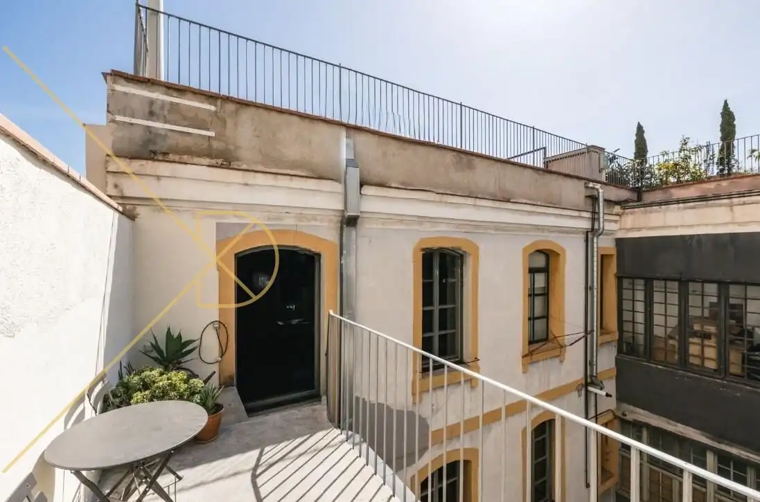 Außenansicht von Loft zur Miete in Barcelona mit Klimaanlage, Heizung und Parkett