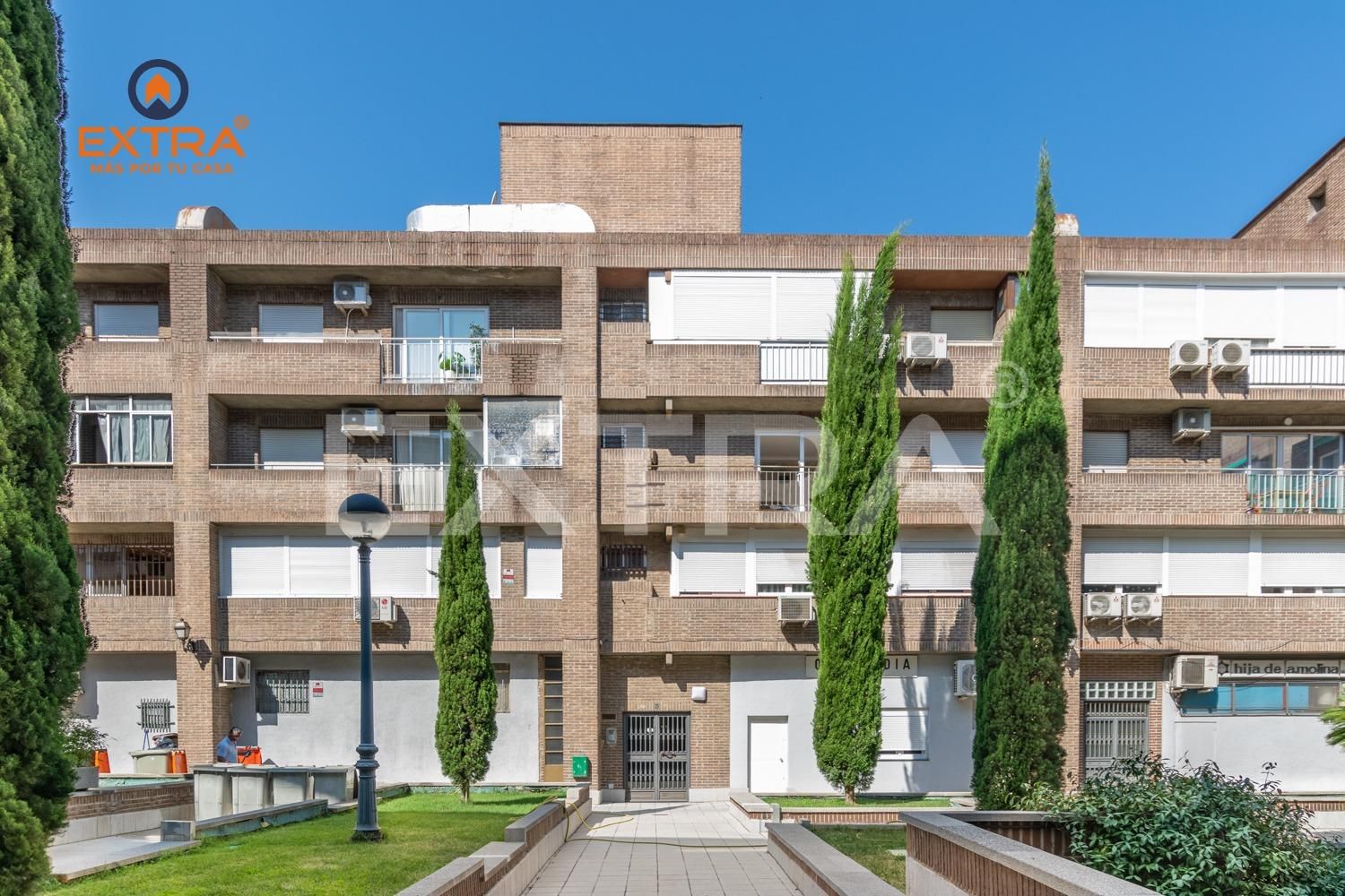 Vista exterior de Pis en venda en  Madrid Capital amb Aire condicionat, Calefacció i Jardí privat