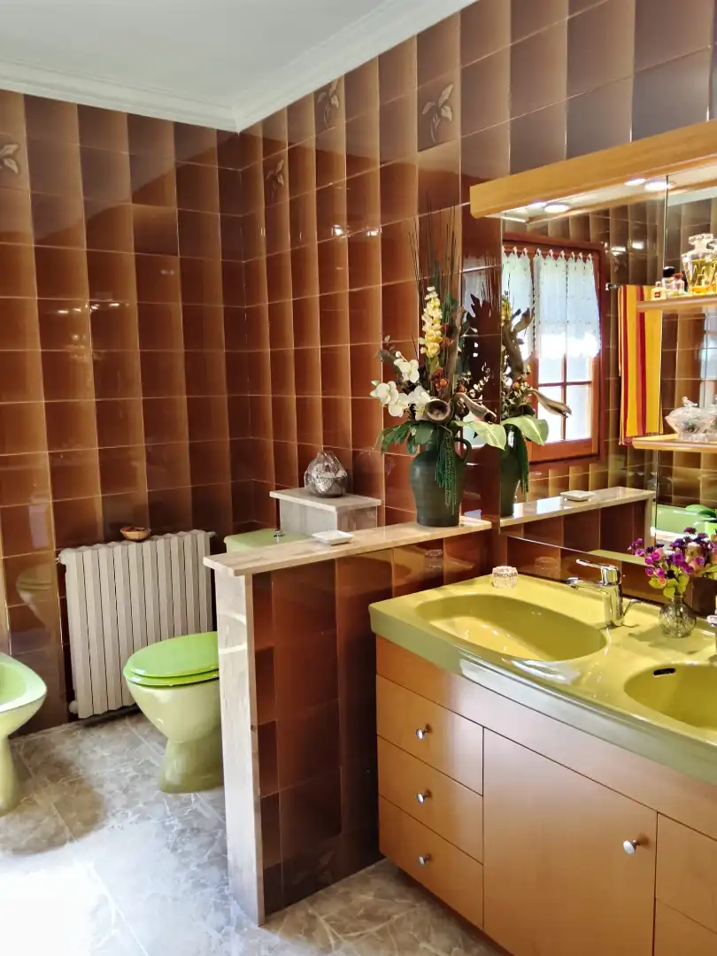 Bathroom of Houses for sale in Berga  with Heating, Private garden and Parquet flooring