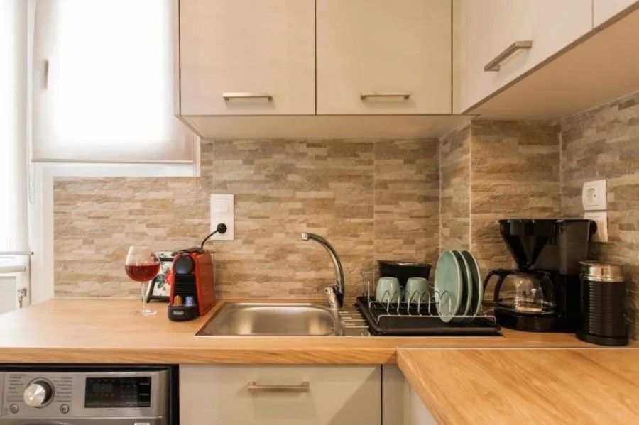 Cocina de Piso de alquiler en  Santa Cruz de Tenerife Capital con Aire acondicionado, Amueblado y Se aceptan mascotas