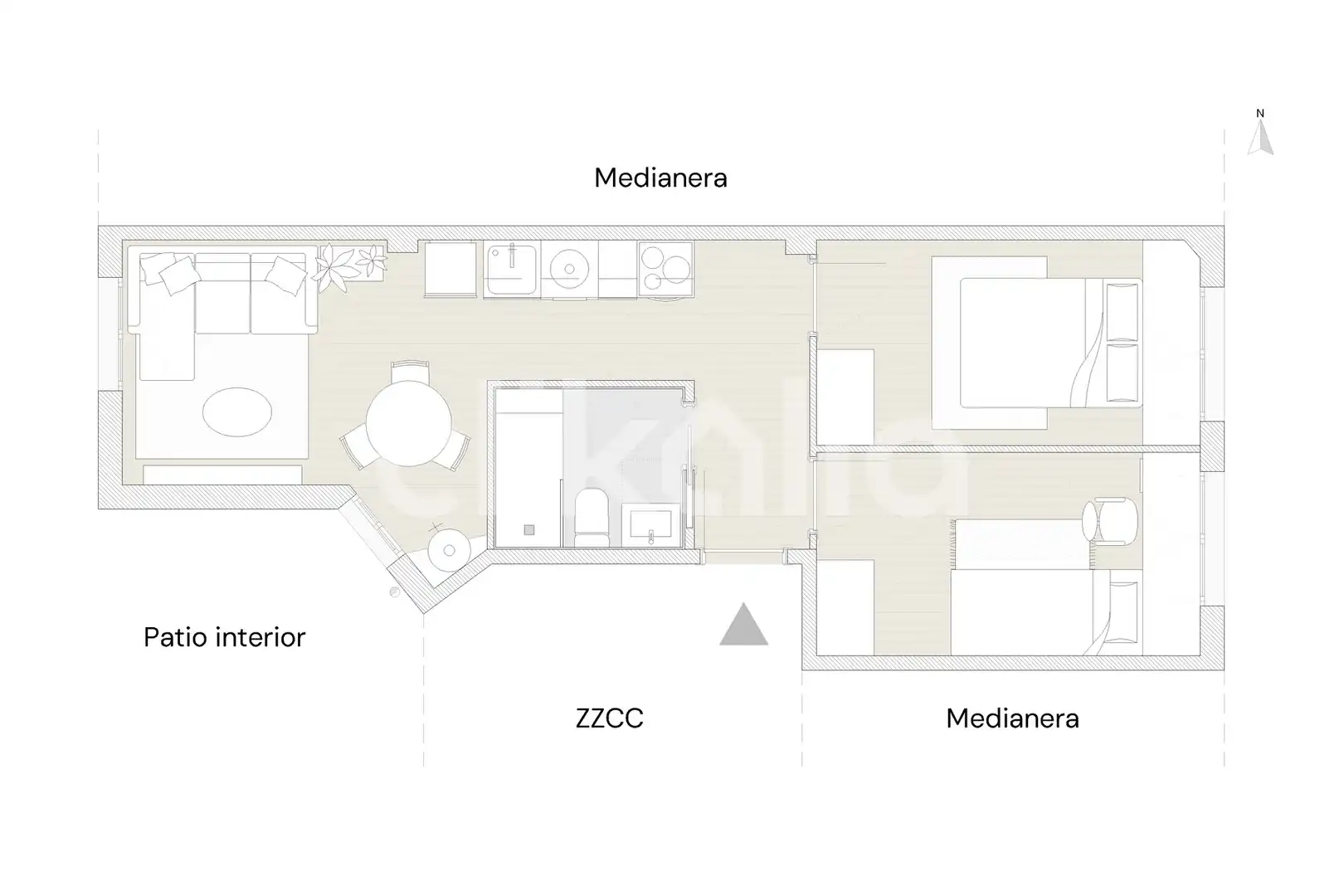Flat for rent in Madrid