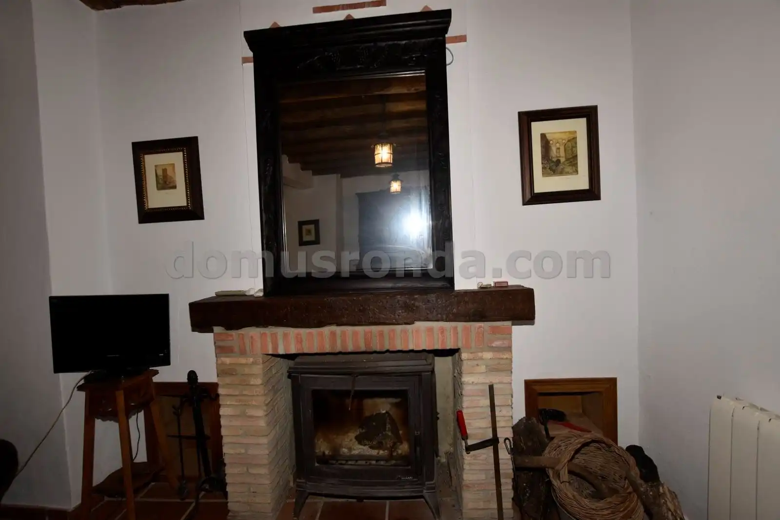 Sala de estar de Casa o chalet en venta en Alpandeire con Calefacción, Terraza y Piscina