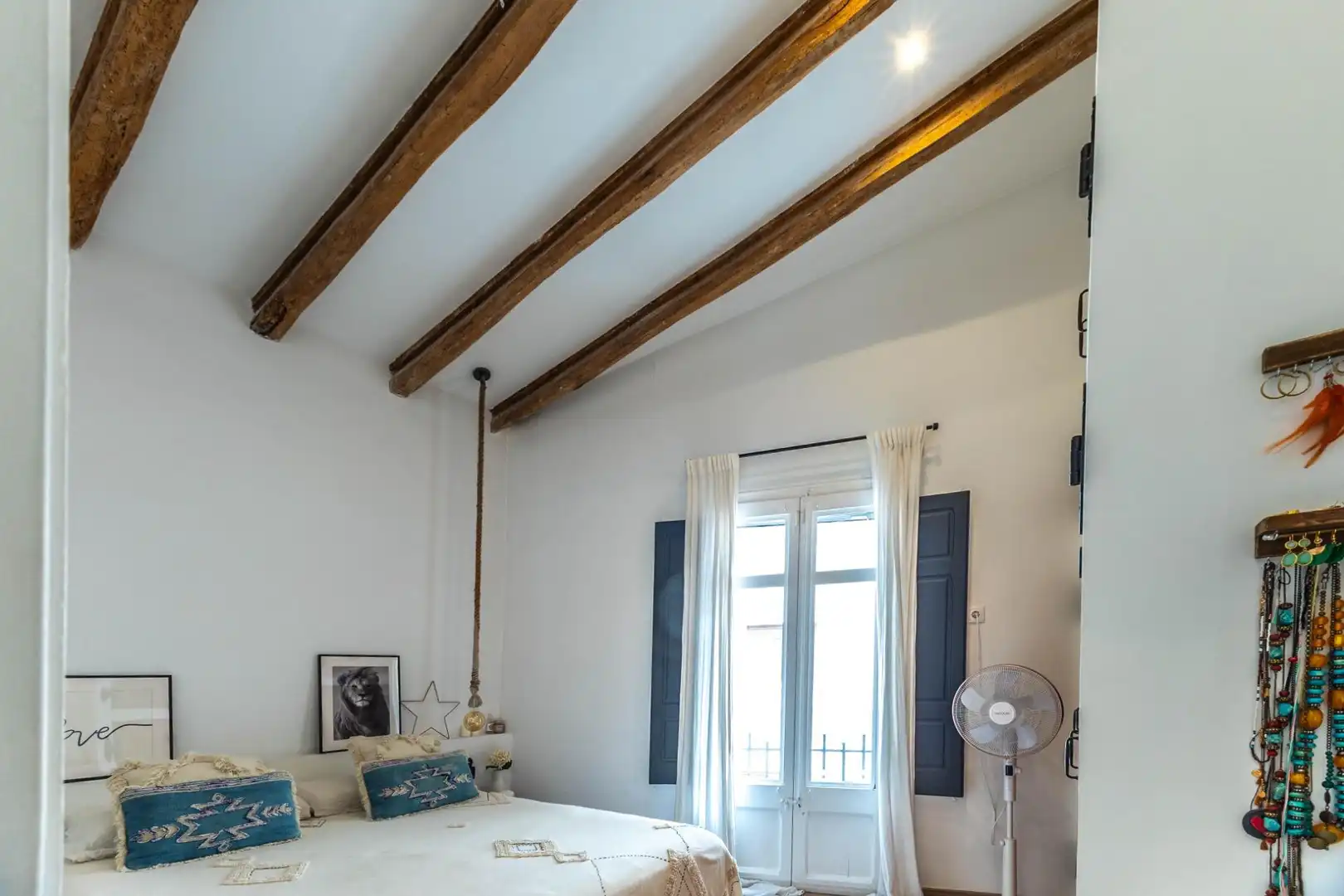 Bedroom of Houses for sale in Molins de Rei  with Air Conditioner, Heating and Parquet flooring