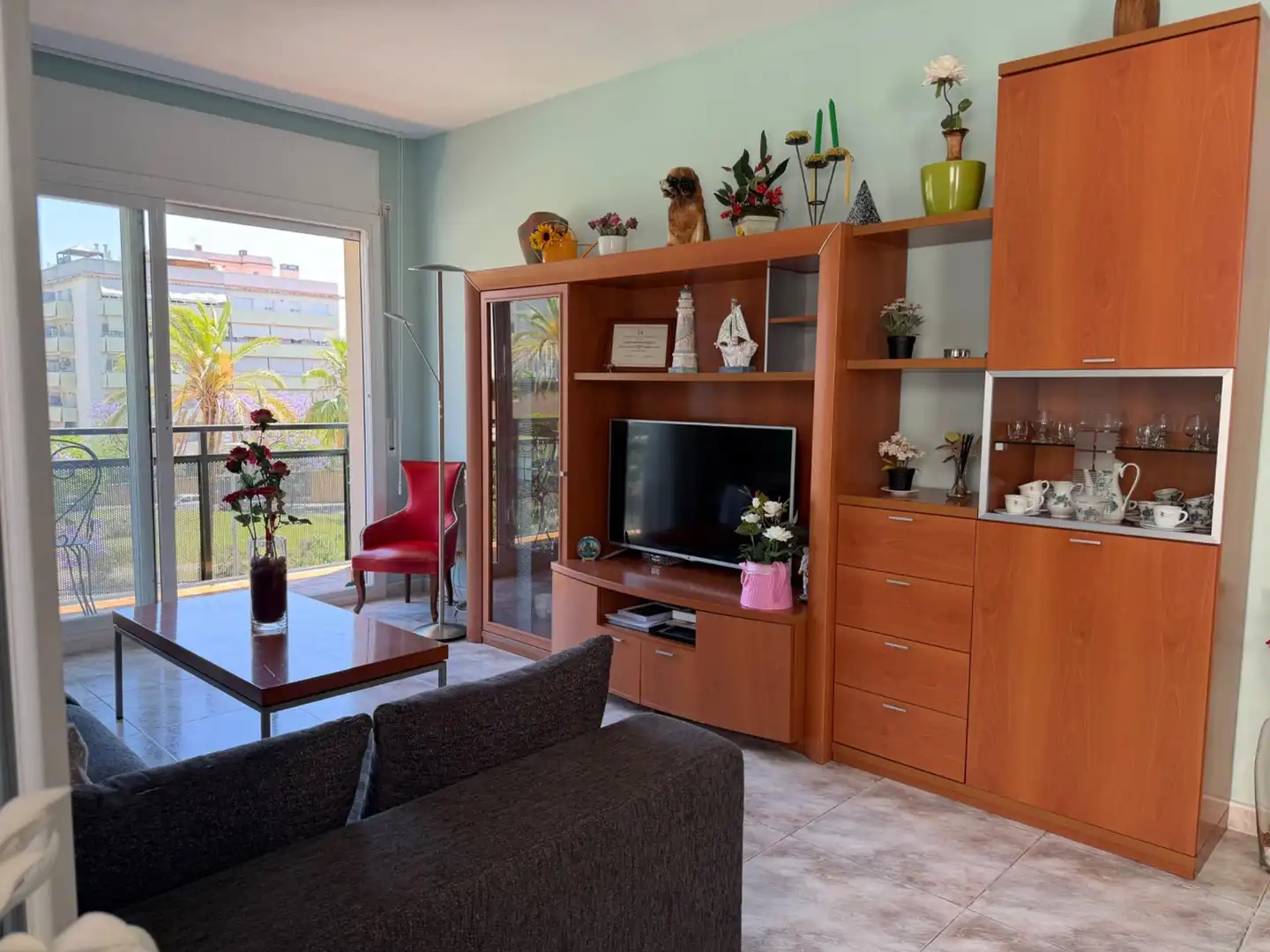 Sala de estar de Piso en venta en Mataró con Calefacción y Balcón