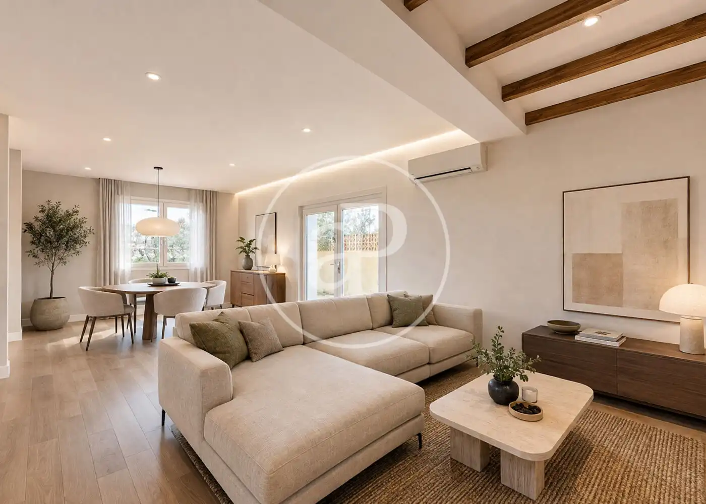 Sala d'estar de Casa o xalet en venda en  Palma de Mallorca amb Aire condicionat, Calefacció i Jardí privat