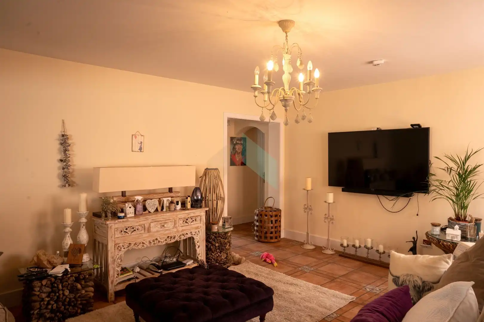 Sala d'estar de Casa o xalet en venda en San Miguel