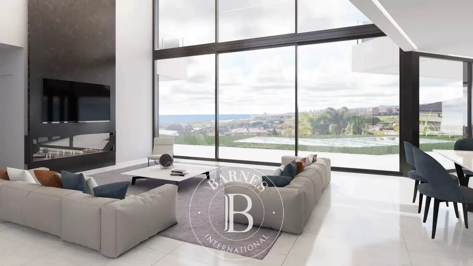Sala de estar de Casa o chalet en venta en Mataró con Aire acondicionado, Calefacción y Jardín privado