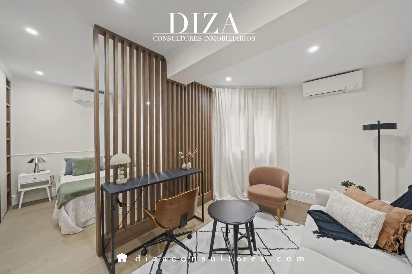 Wohnung zur Miete in Madrid mit Klimaanlage, Heizung und Möbliert