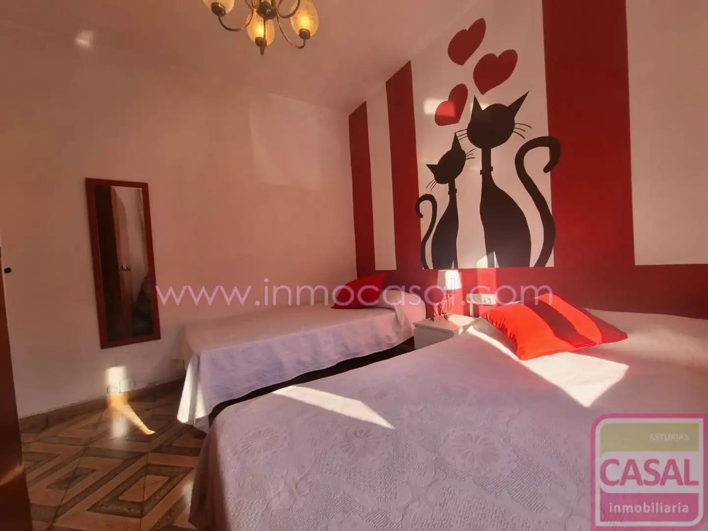 Bedroom of Flat for sale in Mieres (Asturias)  with Terrace and Furnished