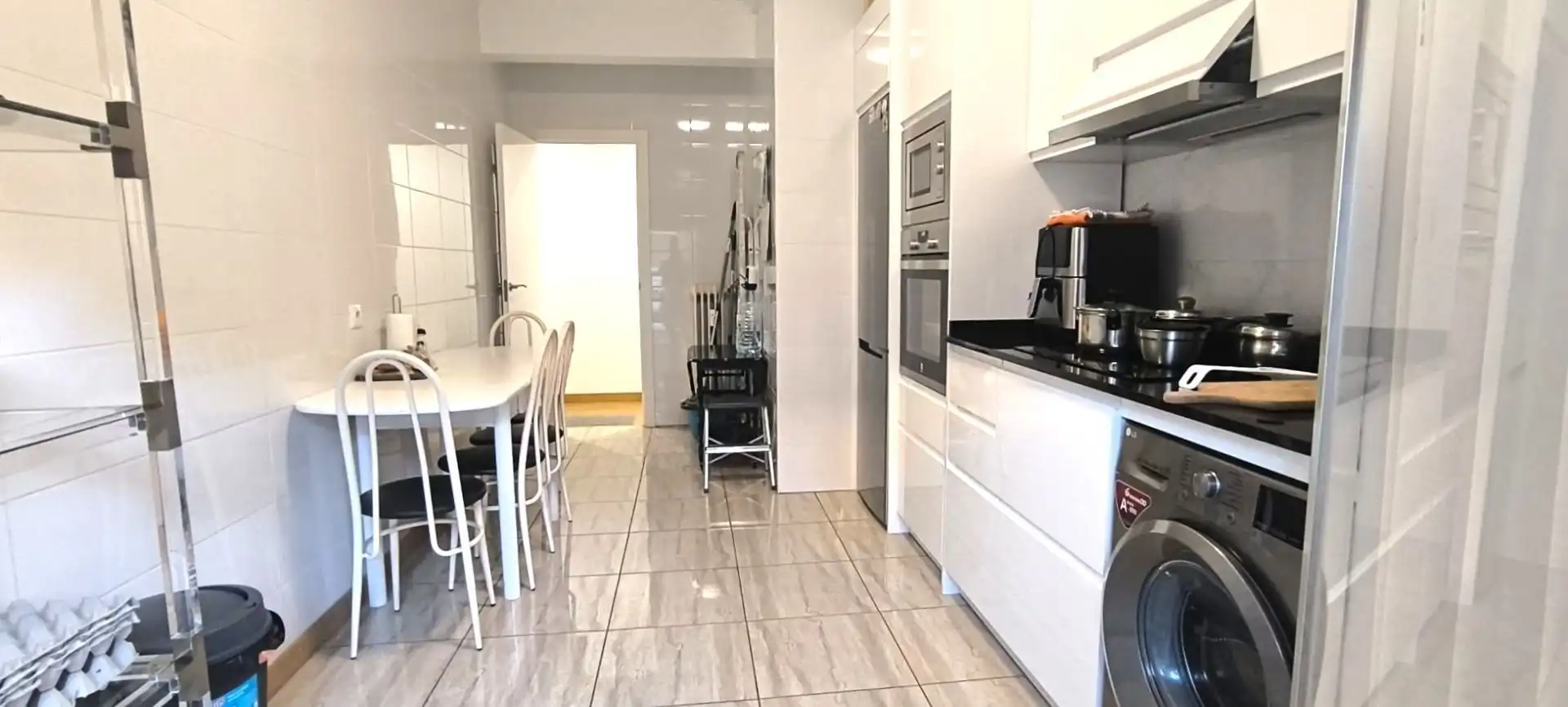 Kitchen of Flat for sale in  Logroño  with Heating and Terrace