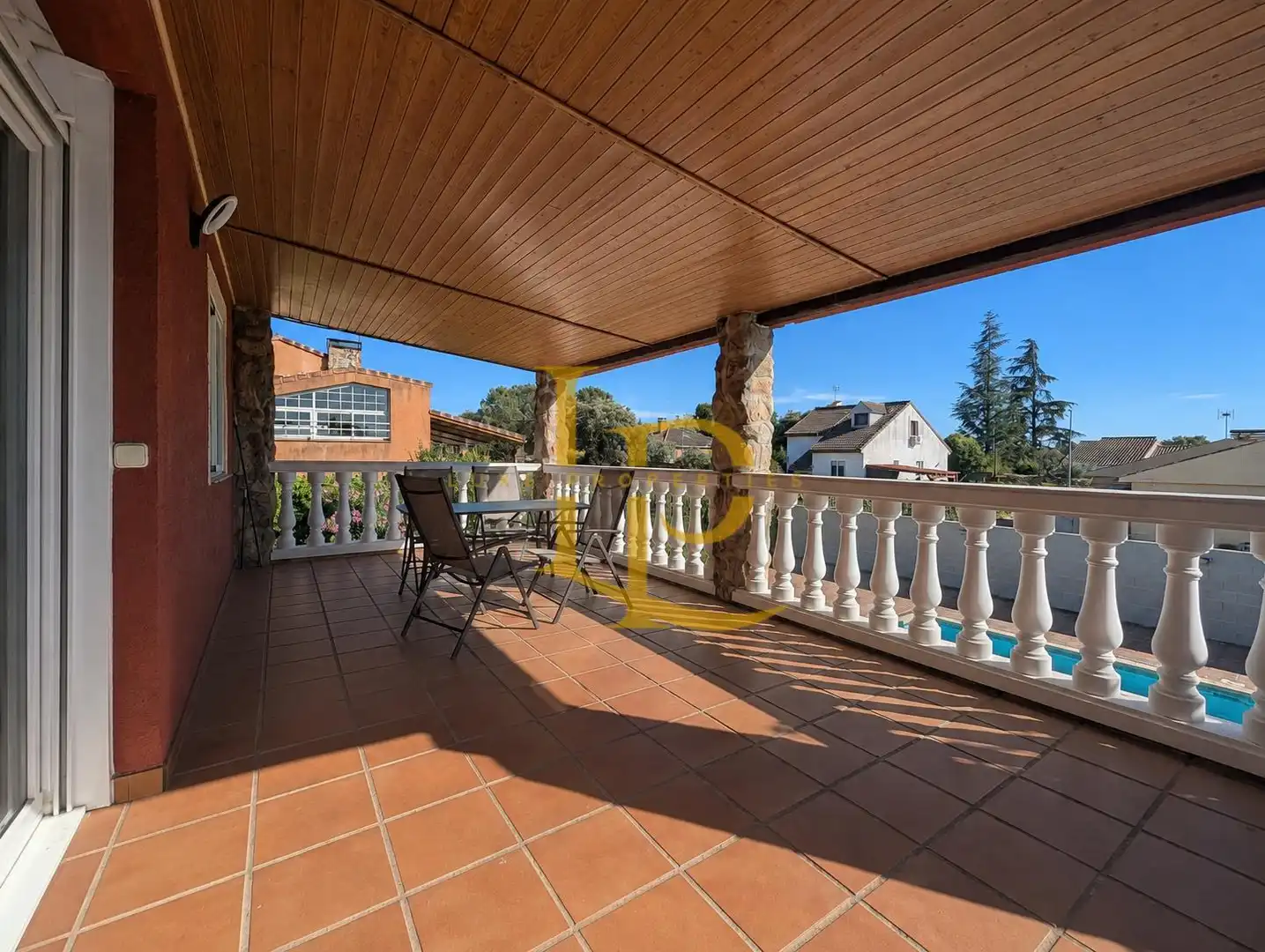 Terraza de Casa o chalet en venta en El Casar con Aire acondicionado, Jardín privado y Terraza