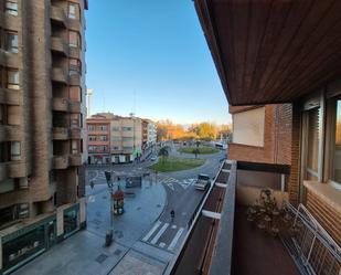 Exterior view of Flat for sale in Palencia Capital  with Heating, Parquet flooring and Terrace