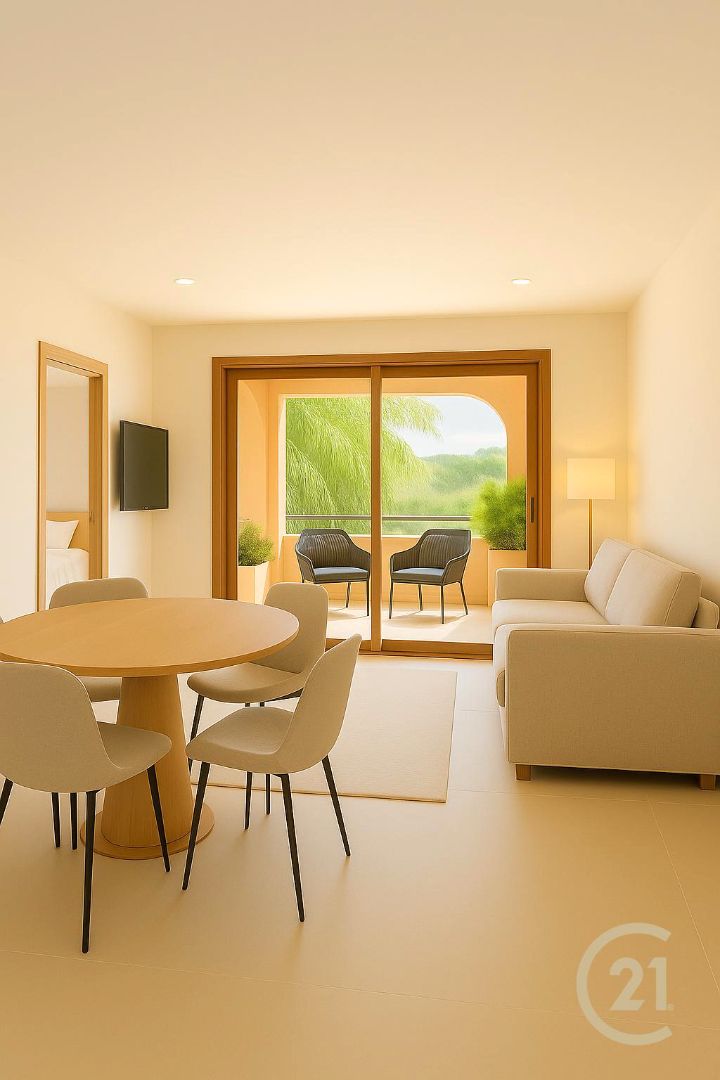 Sala d'estar de Apartament en venda en Estepona amb Aire condicionat, Calefacció i Terrassa