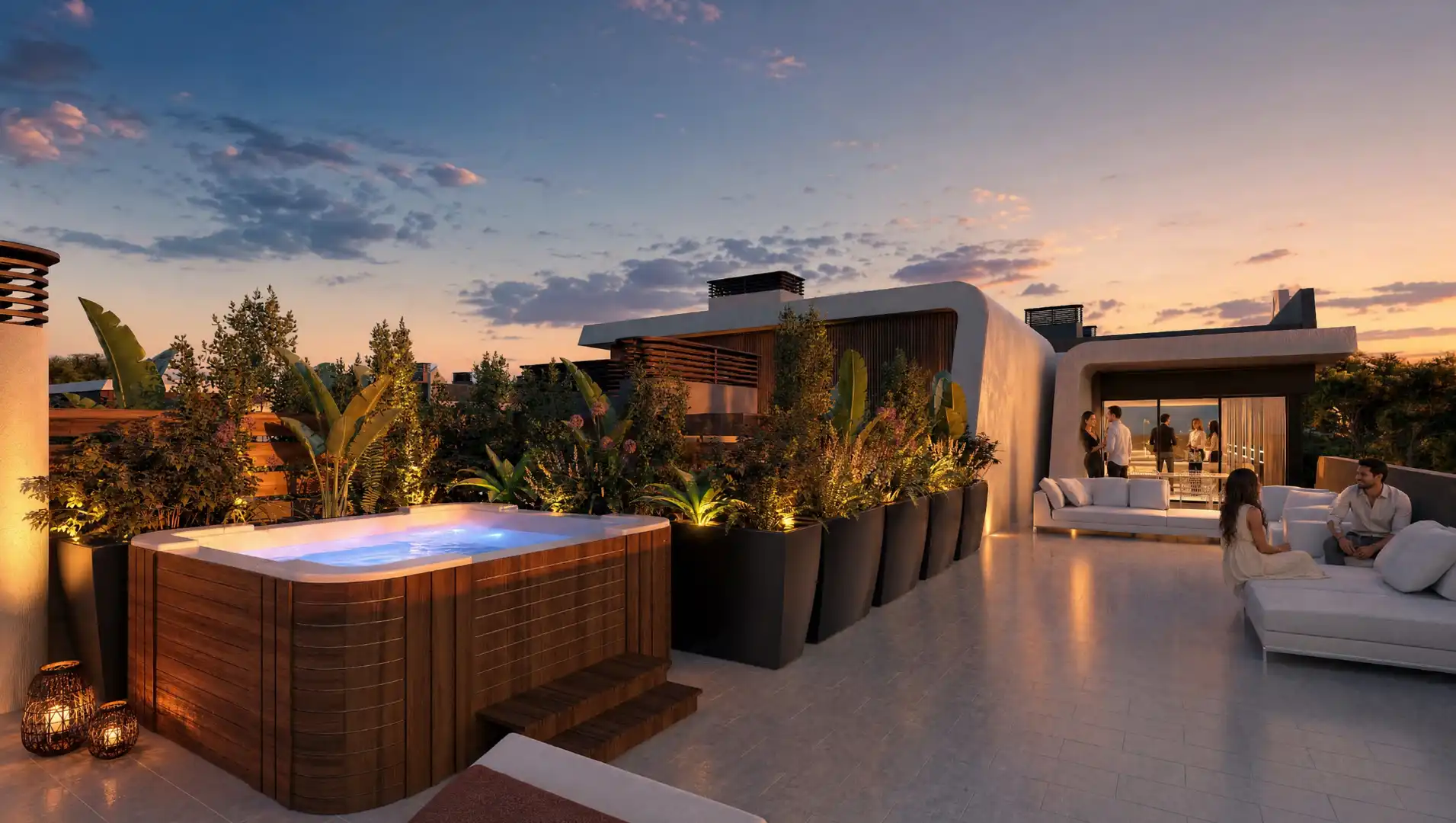 New build Penthouse with pool for sale in Via Augusta 119, imagen 5